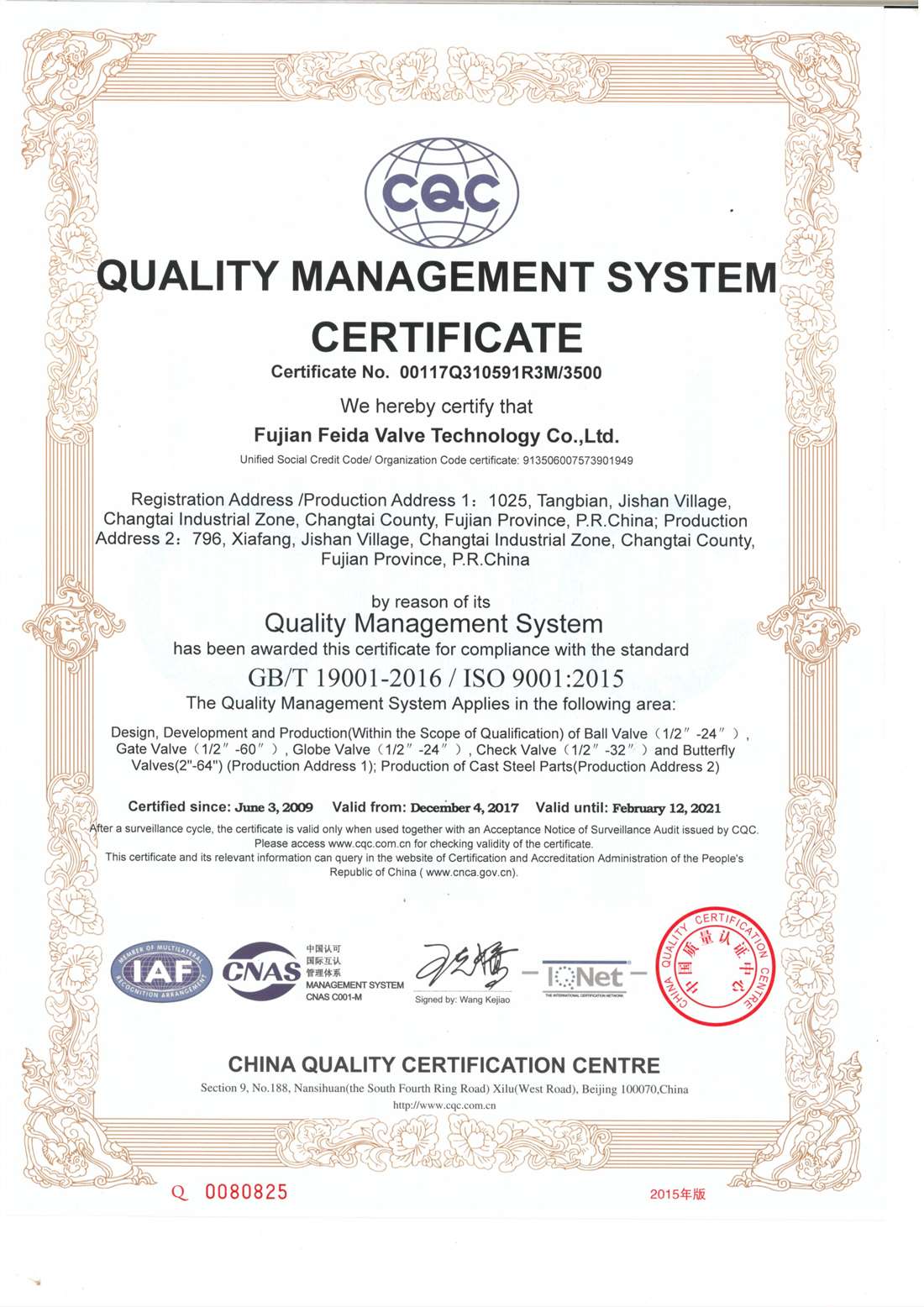 ISO 9001
        